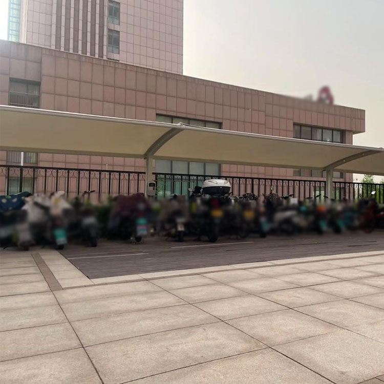 荆州膜结构电动车棚