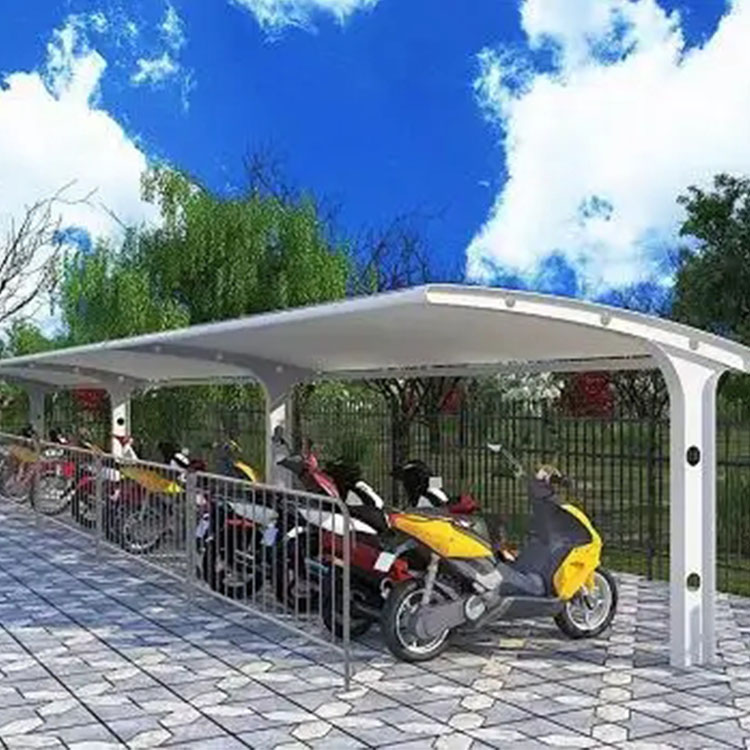 荆州膜结构电动车棚