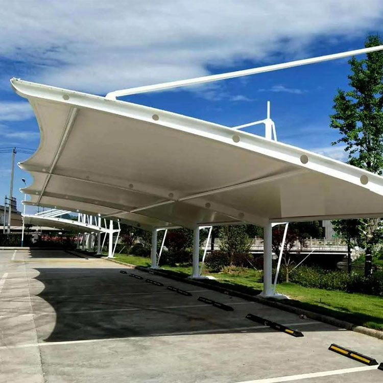 荆州膜结构汽车棚